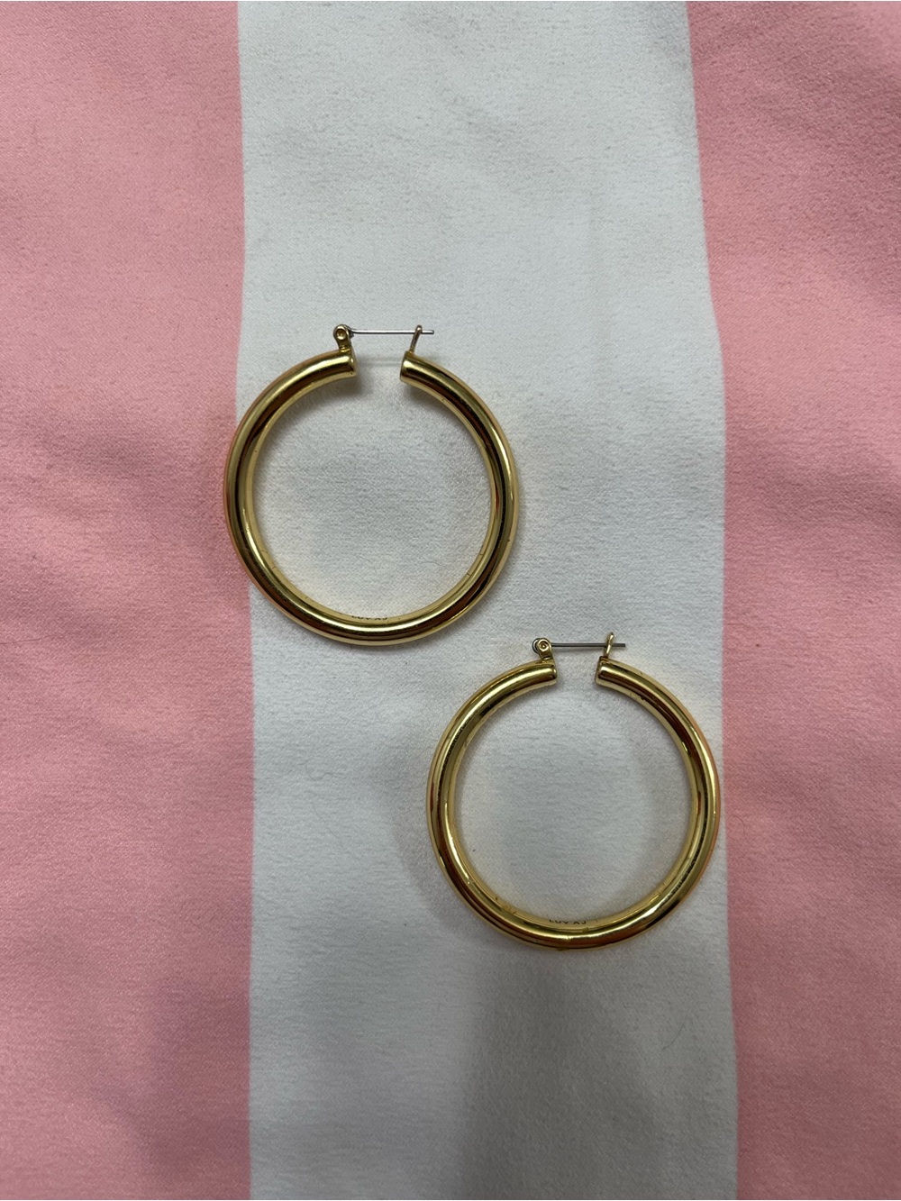Luv Aj Chunky Gold Hoop Earrings